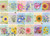 Seed Packets puzzle image, depicting 18 artistic seed packets in rows