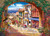 Archway to Cagne puzzle image, depicting a waterside European street