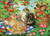 Under the Cherry Tree puzzle image, depicting kittens in underbrush