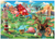 Putt Putt Paradise puzzle image, depicting a fantastical mini-golf course