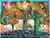 On the 5th Day puzzle image, artistic depicting of exotic birds in a tree
