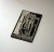 Black etched metal Tarot Card - High Priestess