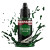 Warpaints Bottle with a  black cap:  Glittering Green