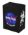 Deckbox depicting the Earth and an astronaut, reading "Not flat, we checked"