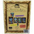 Back of box listing contents and an image of the game .