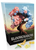 Bloomchasers game box, art depicting a tree with large pink and blue flowers at sunset