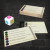Game die and example cards