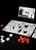 wooden pieces on cloth board