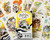 the front of card game box with the cards fanned out behind featuring various mushrooms and cats with large eyes