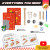 Loose parts and instruction manual