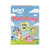 bluey characters in outside with a blue sky and sample matching cards