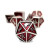 Closeup on the twenty sided die