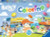 Front of game box featuring Bluey and a few components from the game