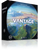 front of game box with a black with a circle with vantage point of a view of various landscapes