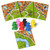 builder meeples with cards