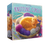 front of game box featuring a orange cat sleeping in a bowl of yarn balls