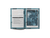a page spread with blue hued art and chart