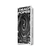 a black and white swirled with a head in the middle