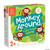 monkeys on the cover of the board game box