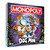 front of game box featuring dog man comic character on a purple box
