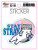 Sticker depicting a lounging cat and the words "Stay stray"
