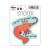 Sticker image, depicting a shrimp in a crown