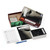 the game box open to reveal contents pencil, cards and score pad