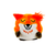 fox plush in the shape of a ball