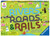 green box with Rivers, Roads, & Rails front of game box