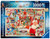 Christmas is Coming puzzle box, featuring Santa Claus and a series of holiday scenes