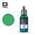 GC: Green Ink, front of paint bottle with a twist top next to a sample color dot