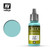 GC: Verdigris 17ml,  front of paint bottle with a twist top next to a sample color dot