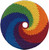 Rainbow Swirl Pocket Disc