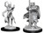 Hobgoblin Devastator & Hobgoblin Iron Shadow—D&D Nolzur's Marvelous Miniatures W13, one minature holding a staff with two hands and a stern face, other other holding out its hands 