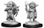  Goblin Rogue Female—Pathfinder Deep Cuts Unpainted Miniatures W13, with a hood one with a torch, the other with a bow