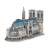 Back of assembled Notre-Dame de Paris 3D Puzzle