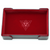 Red inside and black leather like exterior,  Magnetic Folding Dice Tray (Rectangle)