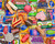 Snack Treats puzzle depicting popular snacks by hostess, little debbie and more 