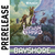 Event image, featuring Lorwyn Eclipsed key art of fantasy creatures walking along a large root