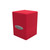 Satin Cube - Apple Red  side view closed