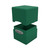 Satin Cube - Forest Green (deck box) side view open