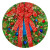 Circle puzzle appearing as a decorated wreath 