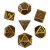 Golden Serpent, Metal Dice Set