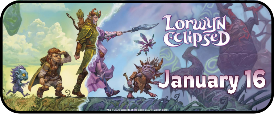 Key art for the Lorwyn Eclipsed set of Magic the Gathering