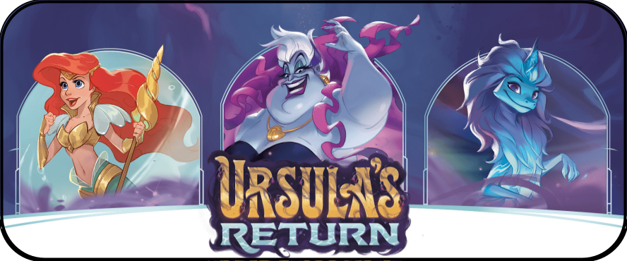 Key art for Disney Lorcana Ursula's Return