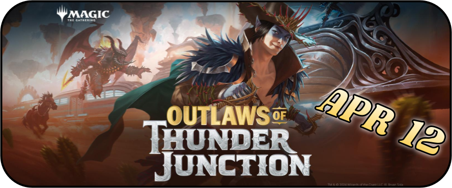 Key art for Magic the Gathering Outlaws of Thunder Junction