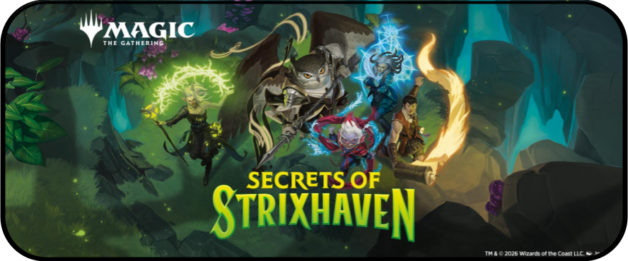 Key art for the Secrets of Strixhaven set of Magic the Gathering