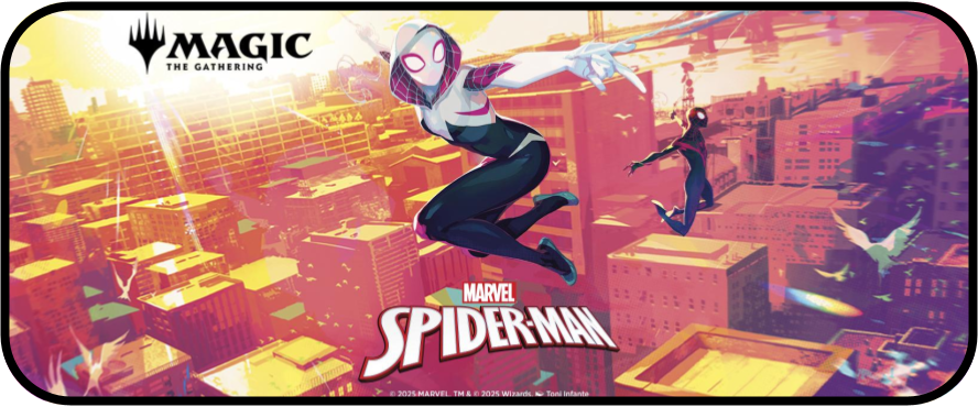 Key art for the Marvel's Spider-Man set for Magic: the Gathering
