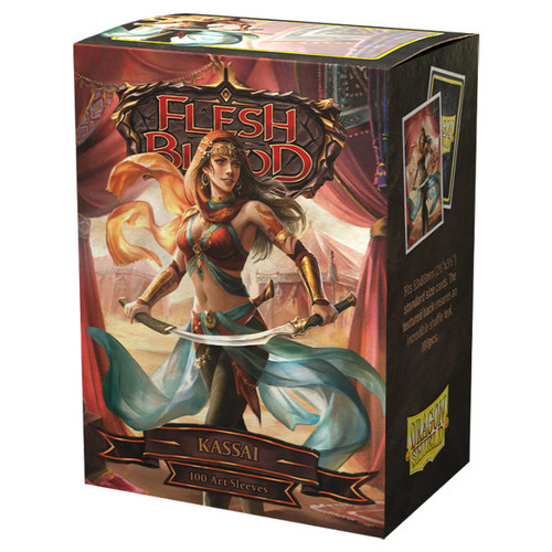 Kassai Flesh & Blood Matte Art Dragon Shield Sleeves, 100ct (Sold