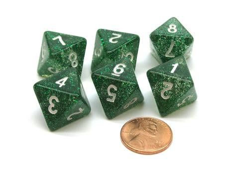 Pearlized Eight-Sided d8 Dice Singles - Board Game Barrister